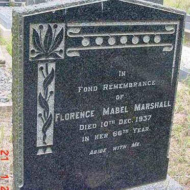 MARSHALL Florence Mabel -1937