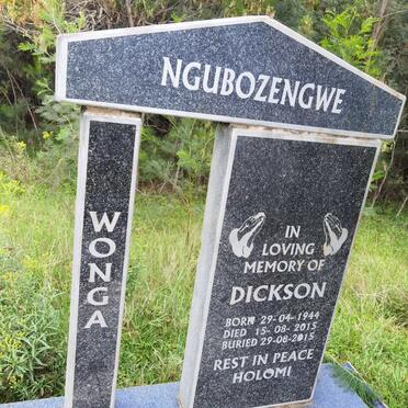 NGUBOZENGWE Dickson 1944-2015