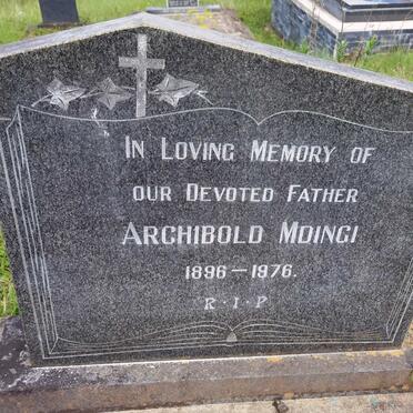 MDINGI Archibold 1896-1976