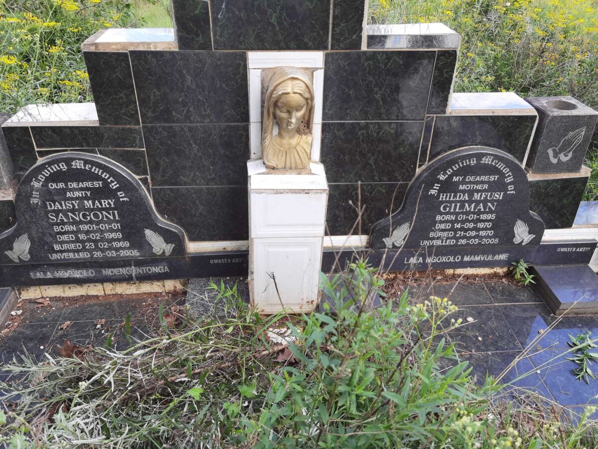 GILMAN Hilda Mfusi 1895-1970 :: SANGONI Daisy Mary 1901-1969