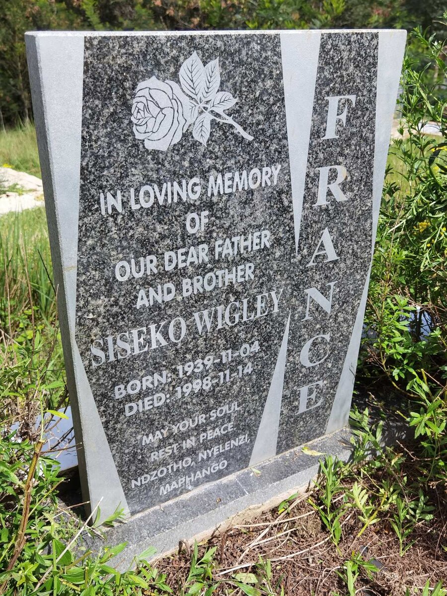 FRANCE Siseko Wigley 1939-1998