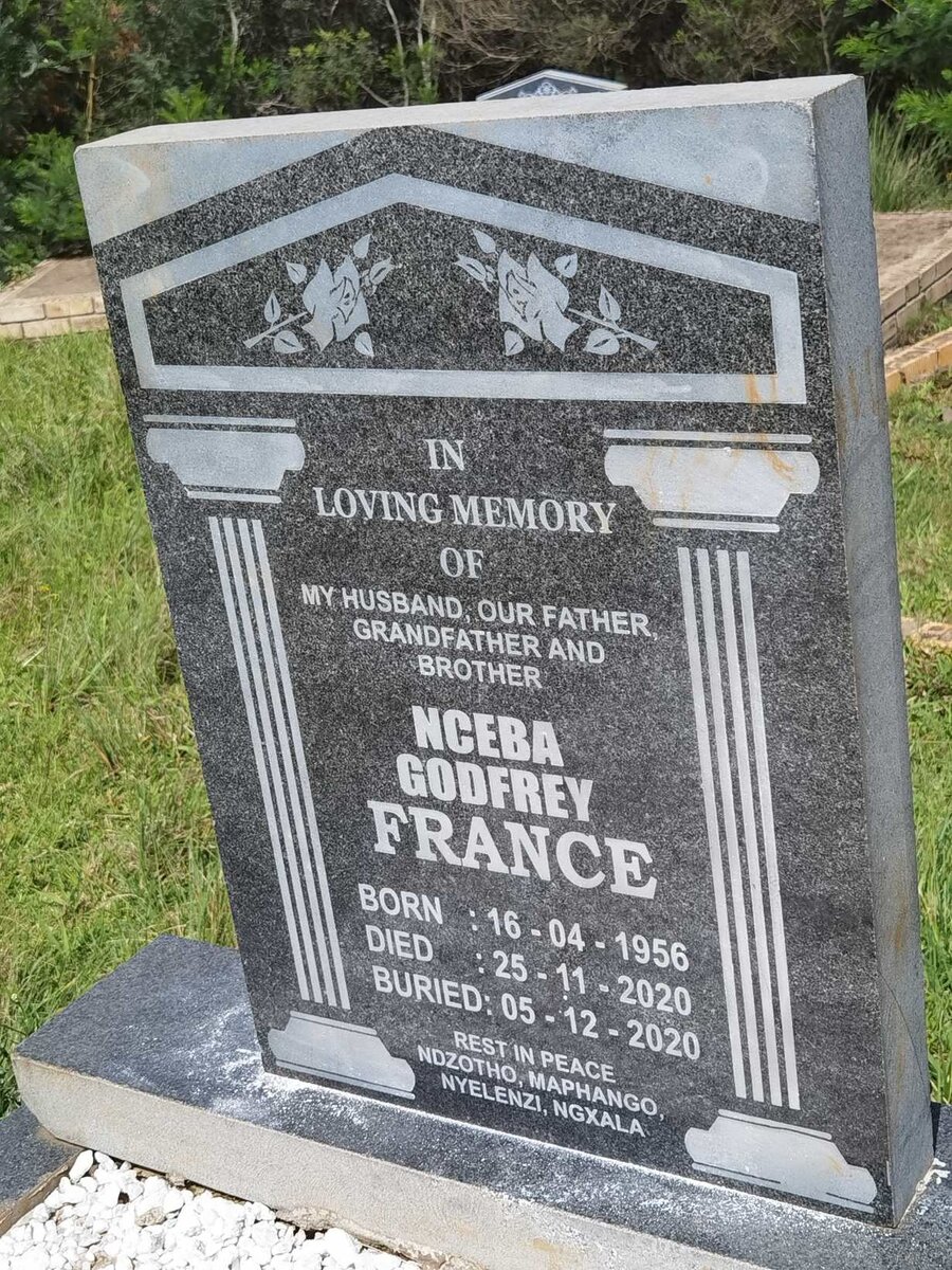 FRANCE Nceba Godfrey 1956-2020