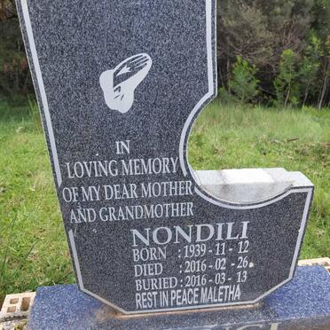 MDINGI Nondili 1939-2016