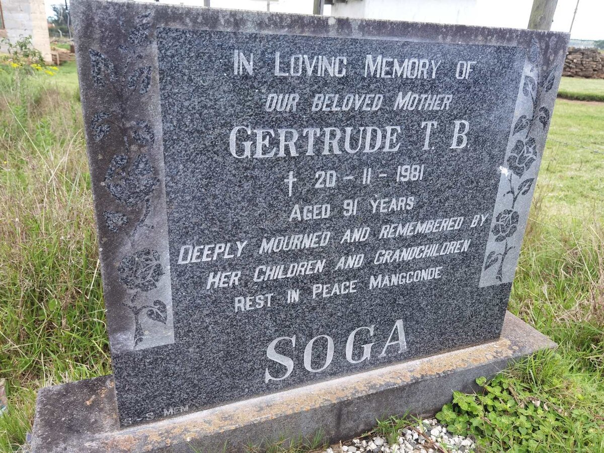 SOGA Gertrude T.B. -1981