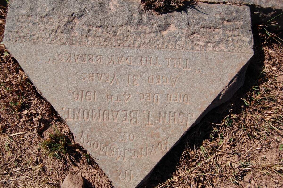 BEAUMONT John T. -1916