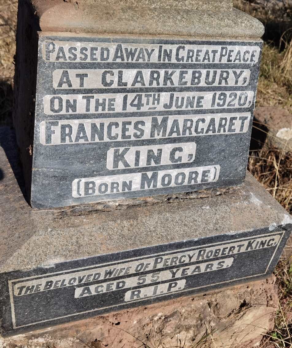 KING Frances Margaret nee MOORE -1920