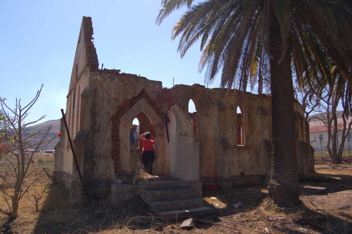 1. Old Wesleyan Church ruins near the cemetery