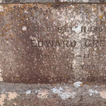 GREEN Edward -1929 &amp; Agnes 