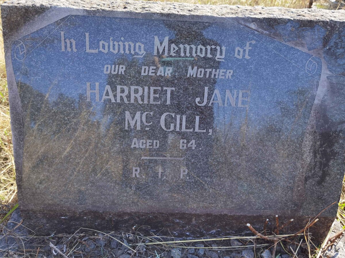MCGILL Harriet Jane