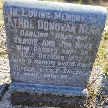 KERN Athol Donovan -1932