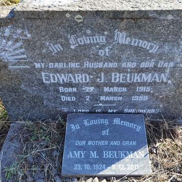 BEUKMAN Edward J. 1915-1959 &amp; Amy M. 1924-2011