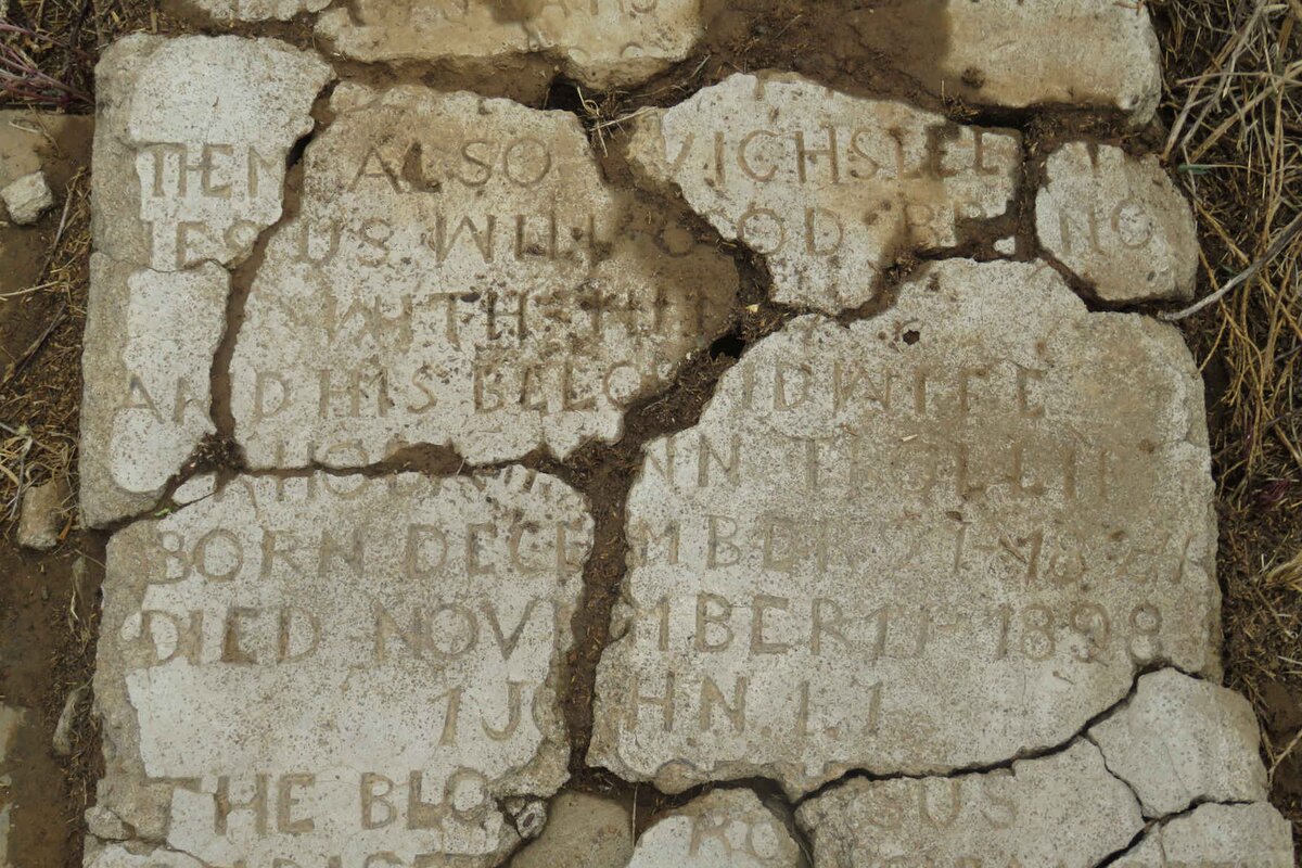 TROLLIP Joshua -1887 &amp; Rhoda Ann 1824-1898