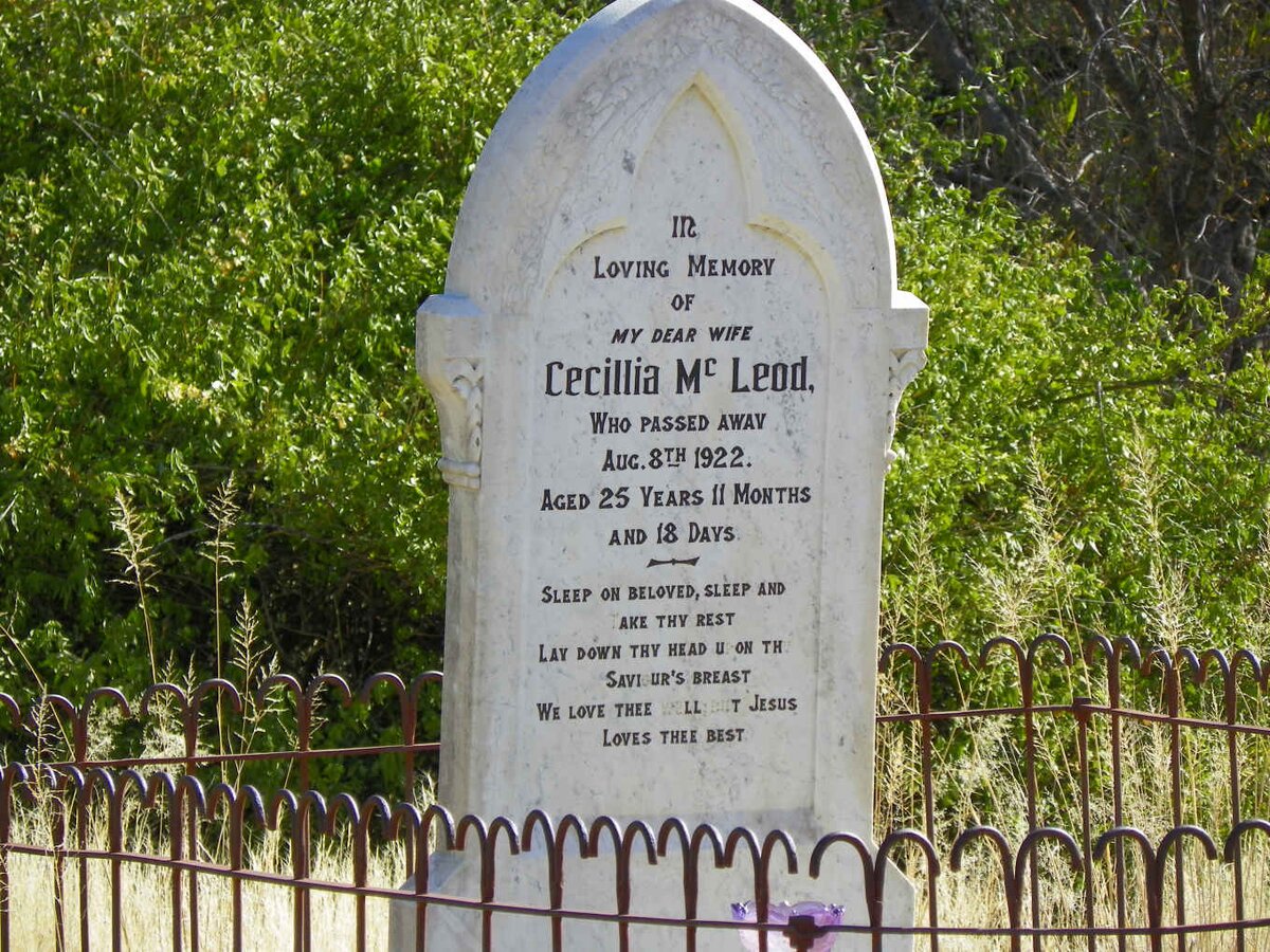 McLEOD Cecillia -1922