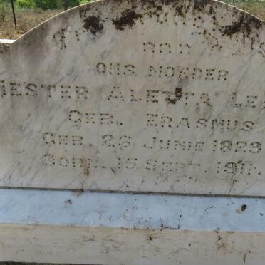 ROUX Hester Aletta, le nee ERASMUS 1829-1911