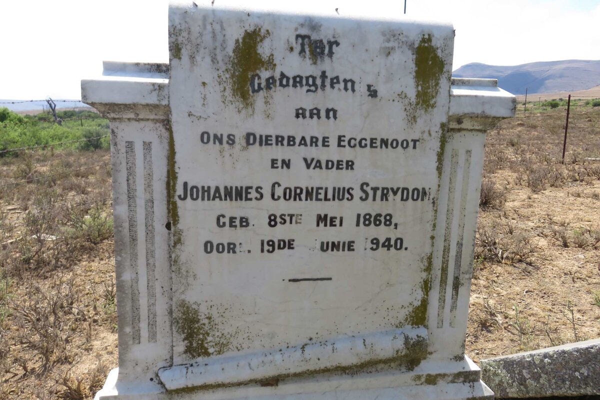 STRYDOM Johannes Cornelius 1868-1940