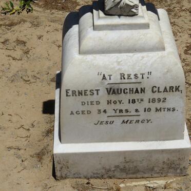 CLARK Ernest Vaughan -1892