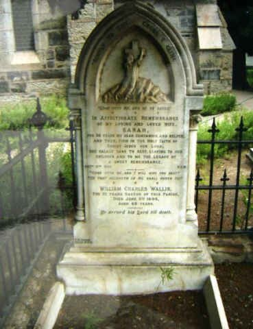 WALLIS William Charles -1898 &amp; Sarah  -1893