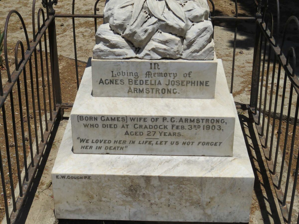 ARMSTRONG Agnes Bedelia Josephine nee GAMES -1903