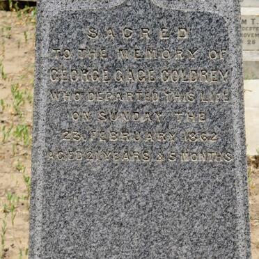 COLDREY George Gage -1862