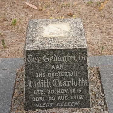 JORDAAN Judith Charlotte 1915-1916