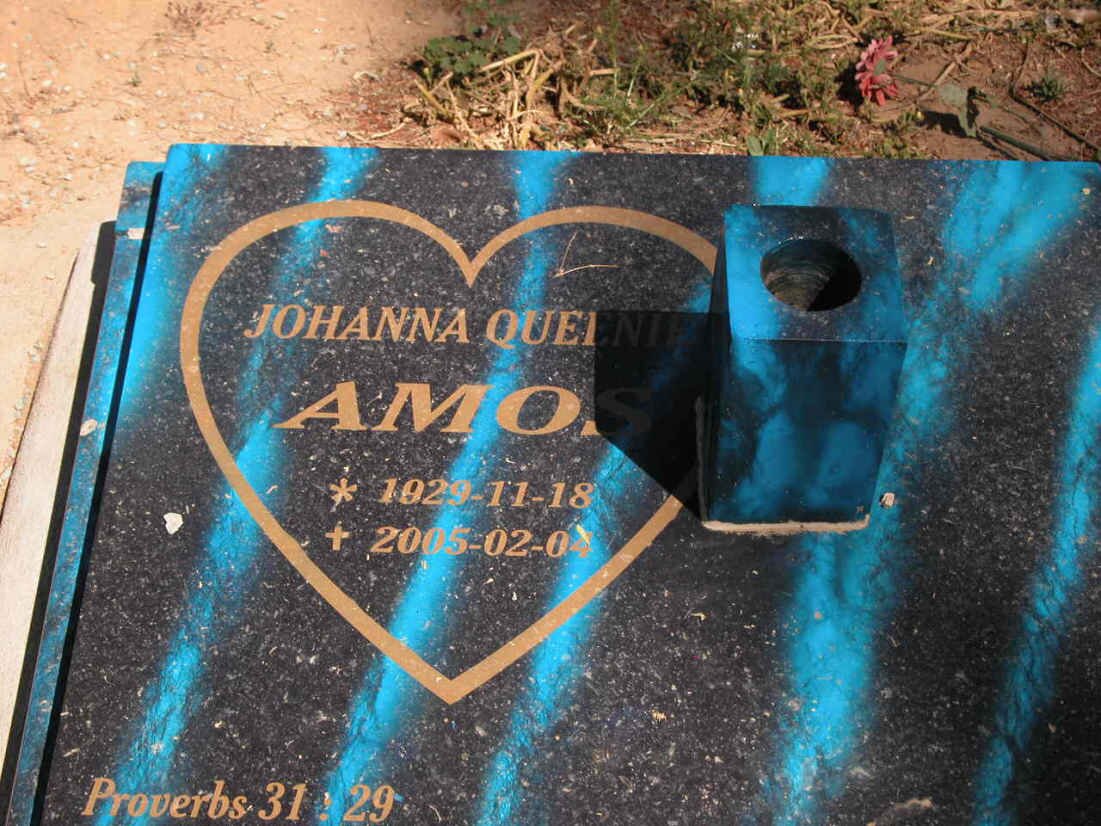 AMOS Johanna Queenie 1929-2005