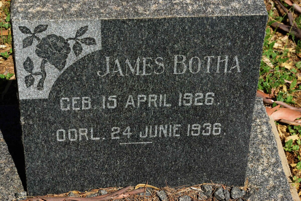 BOTHA James 1926-1936