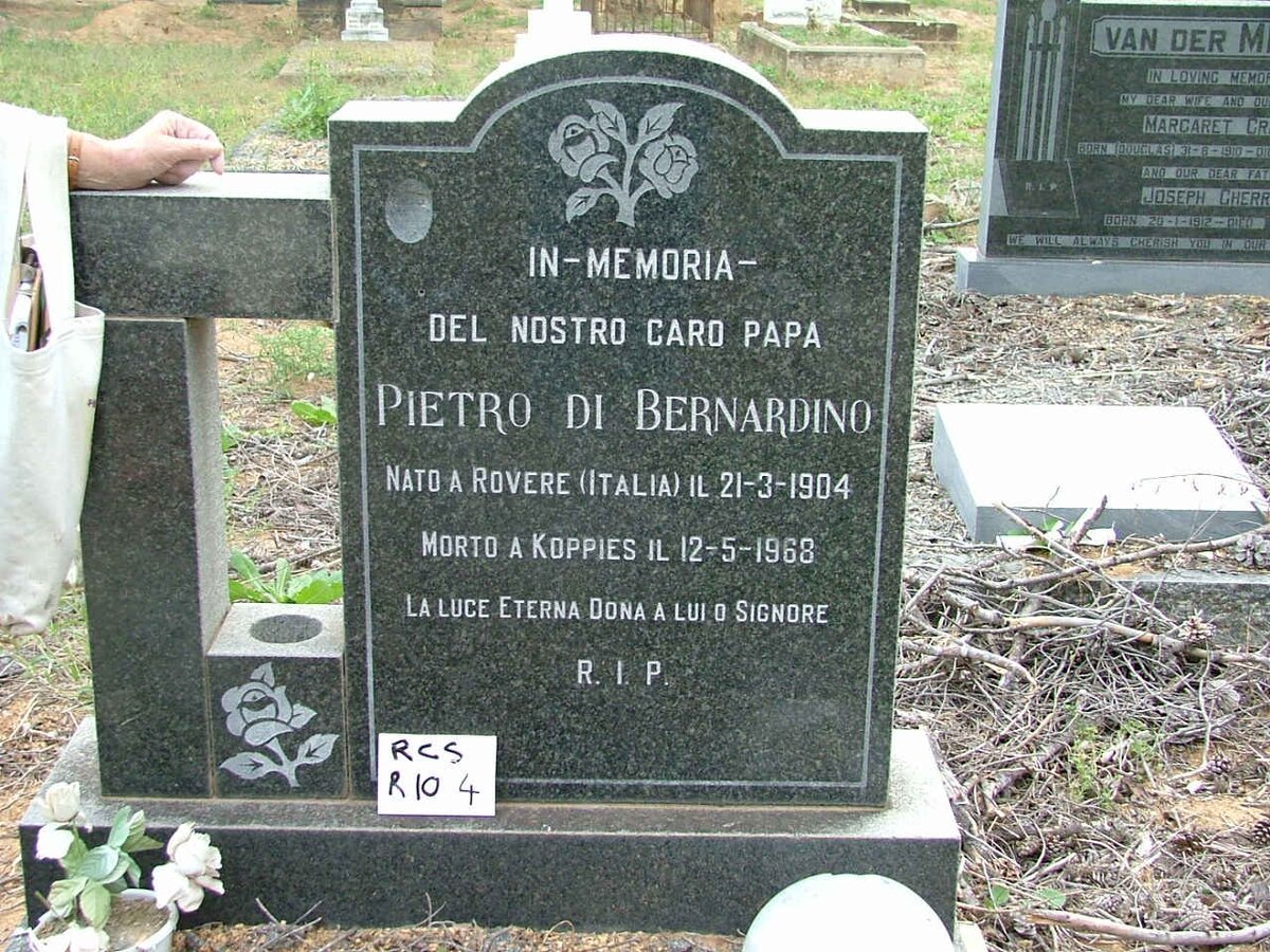 BERNARDINO Pietro, di 1904-1968