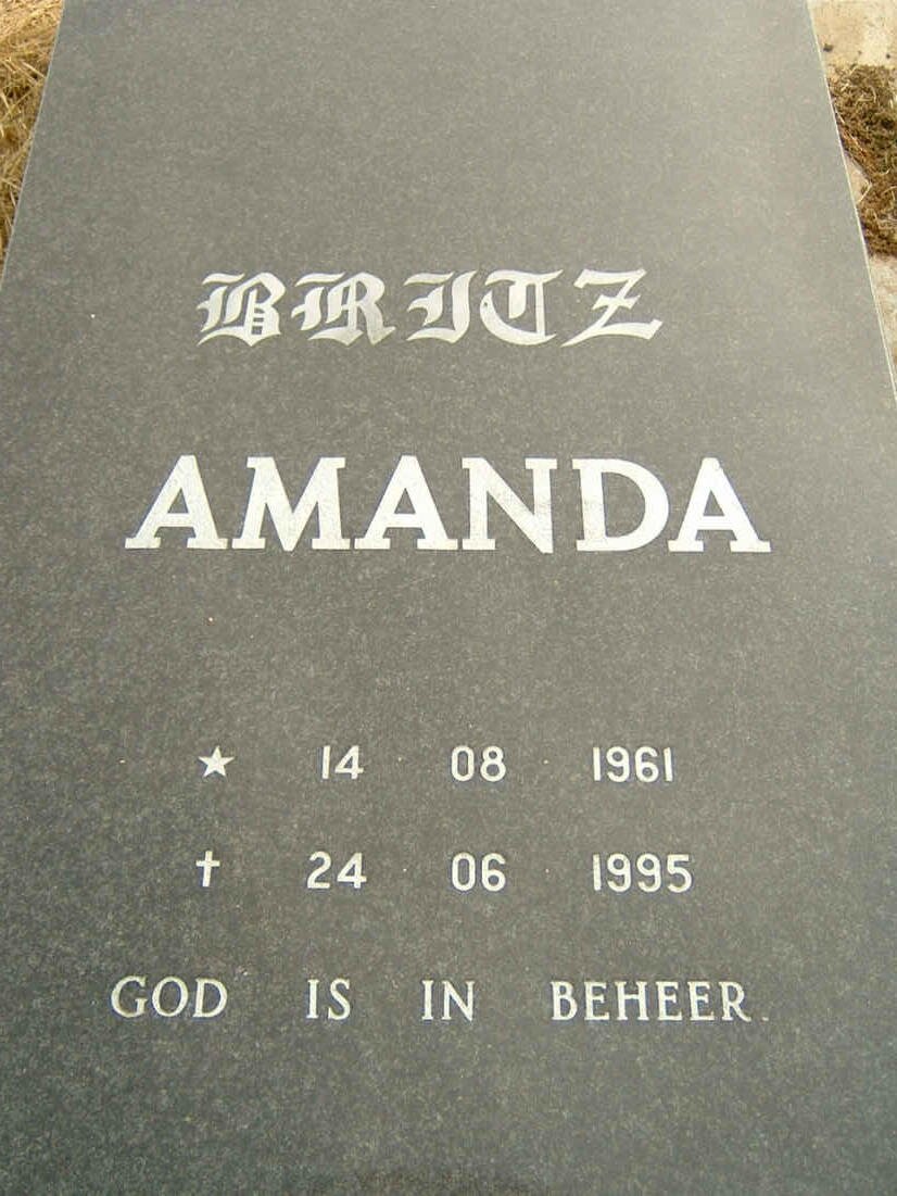 BRITZ Amanda 1961-1995