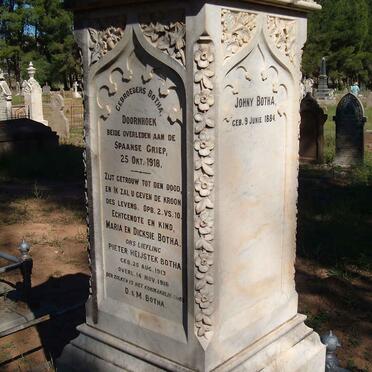 BOTHA ? :: BOTHA ? :: BOTHA Pieter Heijstek 1913-1916