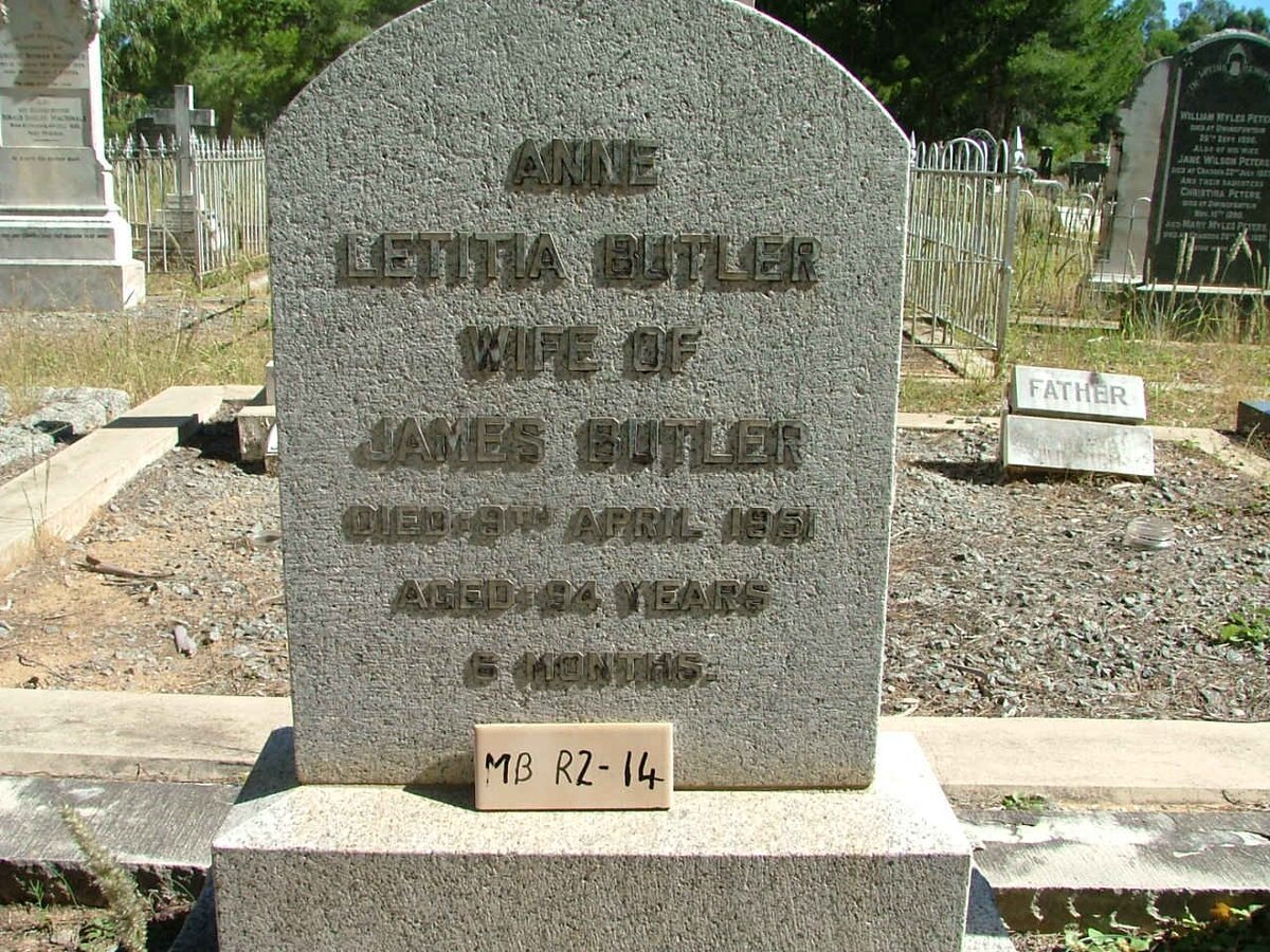 BUTLER Anne Letitia -1951