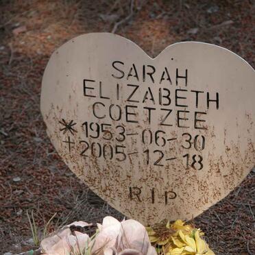 COETZEE Sarah Elizabeth 1953-2005
