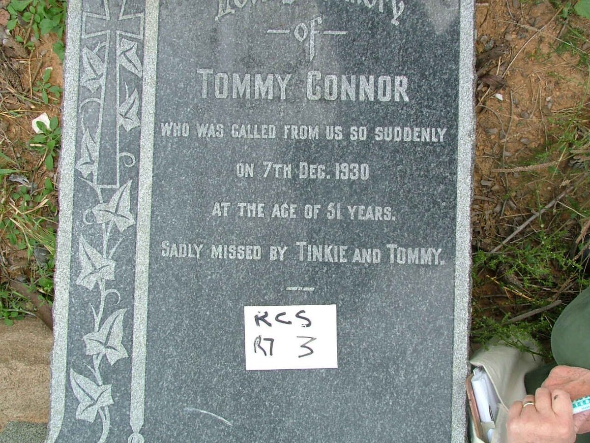 CONNOR Tommy -1930