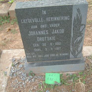 DROTSKIE Johannes Jakob 1861-1917