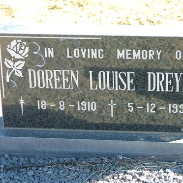 DREYER Doreen Louise 1910-1990