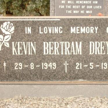 DREYER Kevin Bertram 1949-1992
