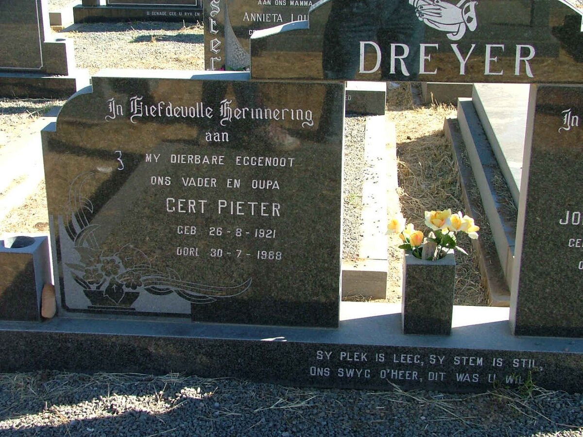 DREYER Gert Pieter 1921-1988