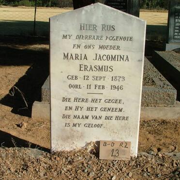 ERASMUS Maria Jacomina 1873-1946