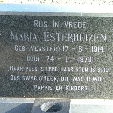 ESTERHUIZEN Maria nee VERSTER 1914-1970