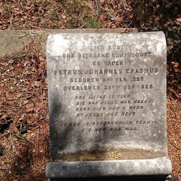 ERASMUS Petrus Johannes 1899-1928