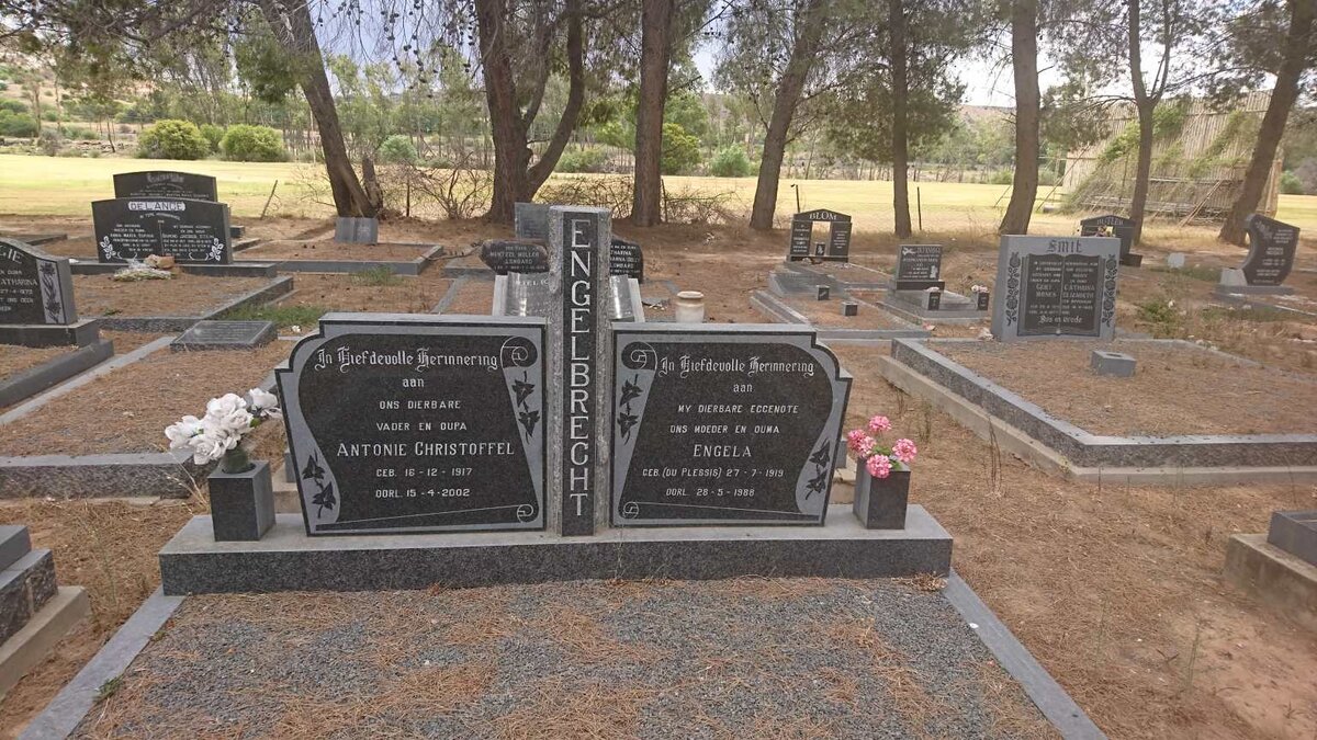 ENGELBRECHT Antonie Christoffel 1917-2002 &amp; Engela DU PLESSIS 1919-1988