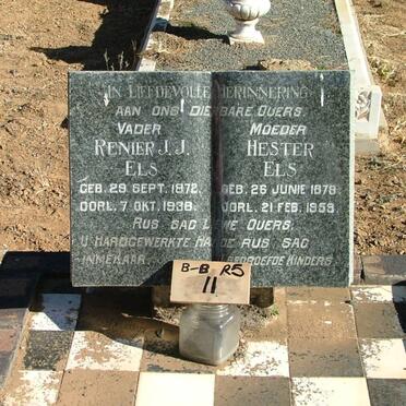 ELS Renier J.J. 1872-1938 &amp; Hester 1879-1959