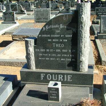 FOURIE Theo 1965-1990