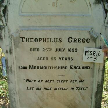 GREGG Theophilus -1899