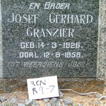 GRANZIER Josef Gerhard 1926-1958