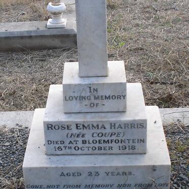 HARRIS Rose Emma nee COUPE -1918