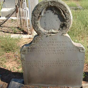 HEERDEN Martje, van nee MYBURGH -1871