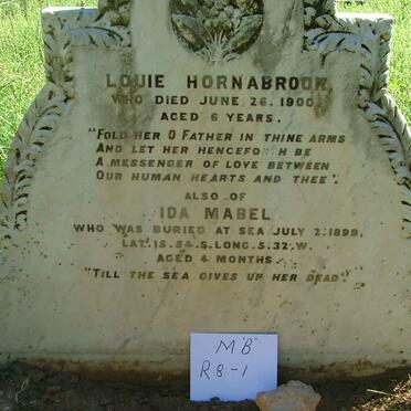 HORNABROOK Louie -1900 :: HORNABROOK Ida Mabel -1899