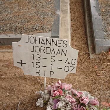JORDAAN Johannes 1946-2007