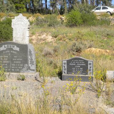 LOUW ? Johannes 1913-1952 &amp; Sarah 1915-1979 :: LOUW Susan Johanna 1892-1972 :: ?