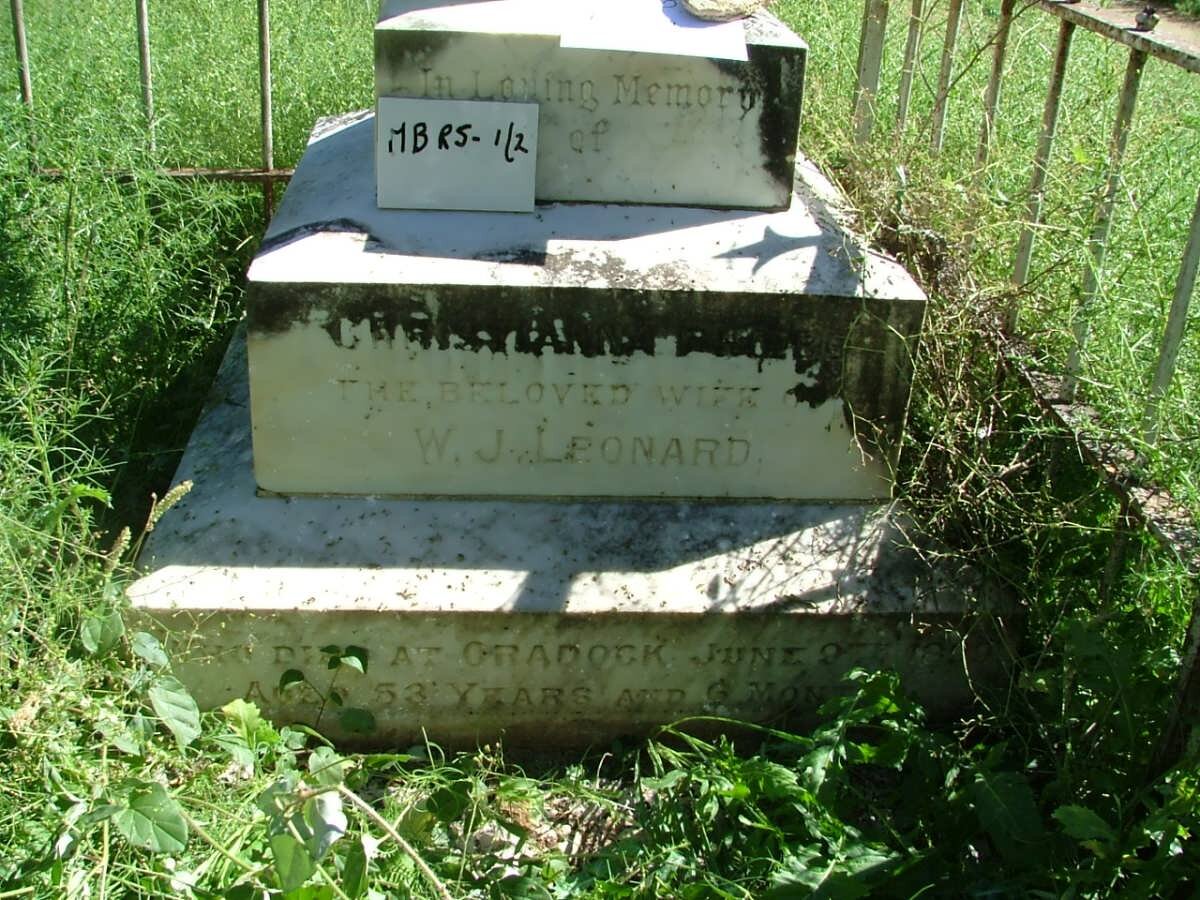 LEONARD Christiana Phoebe -1899